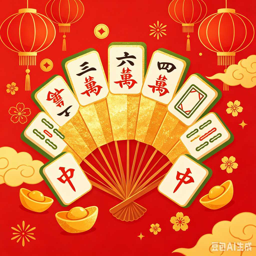 fine polished mahjong set
