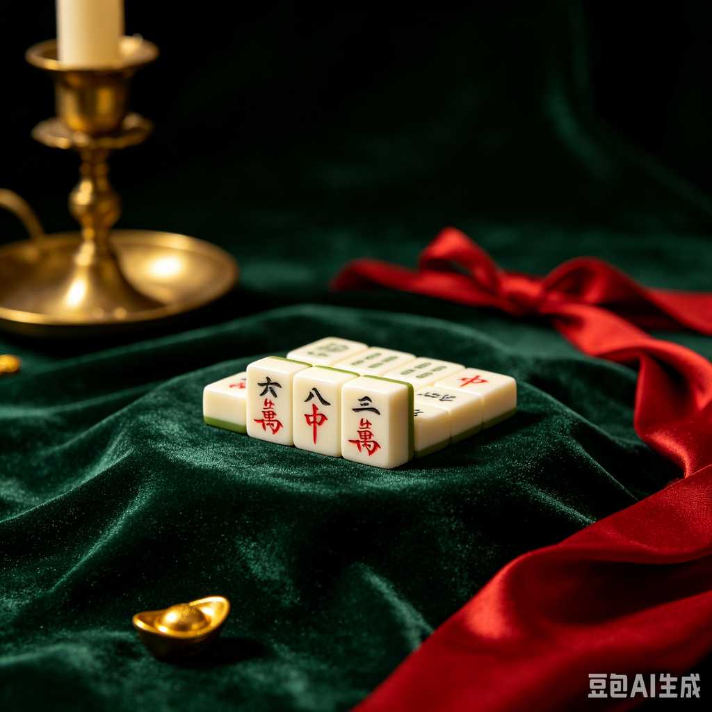 blue crystal mahjong set